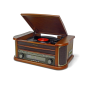 SOUNDMASTER NR 540 NOSTALGIE STEREO-MUSIKCENTER Musikcenter Holzfurnier SOUNDMASTER NR 540 NOSTALGIE STEREO-MUSIKCENTER Musikcenter Holzfurnier