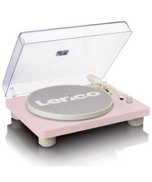 LENCO LS-50PK - Eingebaute Lautsprecher - Plattenspieler Pink