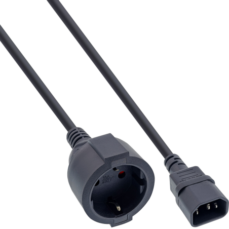 INLINE Kabel Kaltgerätekabel Deutschland/EU Stromkabel extern