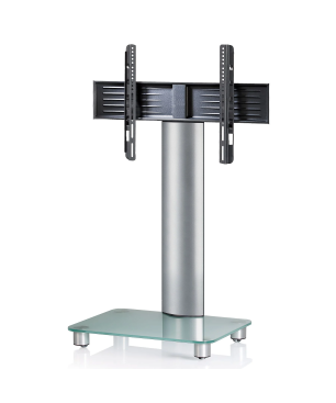 VCM Tosal TV-Standfuß Silber/Mattglas
