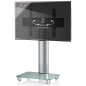 VCM Tosal TV-Standfuß Silber/Mattglas VCM Tosal TV-Standfuß Silber/Mattglas