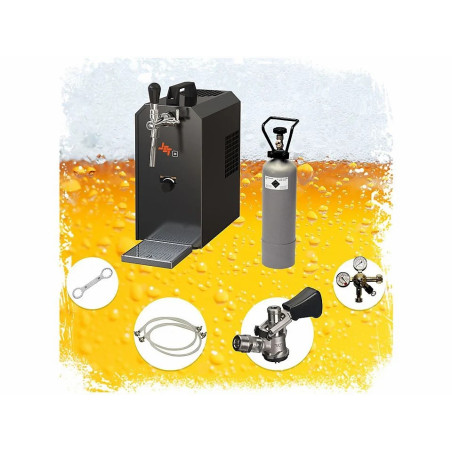 ICH-ZAPFE Set - Zapfanlage JET 30, 1- leitig, 5 L/h - Zapfkopf: ohne