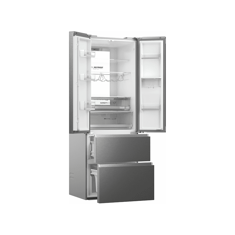 HAIER HFW7720EWMP French Door Kühlgefrierkombination (E, 302 kWh, 2006 mm hoch, Edelstahl-Front) HAIER HFW7720EWMP French Door Kühlgefrierkombination (E, 302 kWh, 2006 mm hoch, Edelstahl-Front)