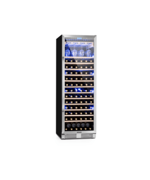 KLARSTEIN Vinovilla Grande 116 Weinklimaschrank (EEK G, edelstahlfarben)