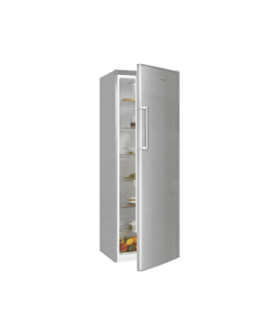 EXQUISIT KS350-V-H-040E inoxlook Kühlschrank (114,00 kWh/Jahr, E, 1730 mm hoch, Edelstahloptik)