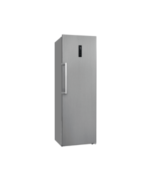 EXQUISIT KS360-V-HE-040E inoxlook Kühlschrank (118,00 kWh/Jahr, E, 1850 mm hoch, Edelstahloptik)