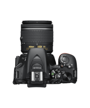 NIKON D5600 Kit Spiegelreflexkamera, 24,2 Megapixel, 18-55 mm Objektiv (AF-P, DX, VR), Touchscreen Display, WLAN, Schwarz