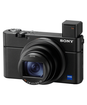 SONY Cyber-shot DSC-RX100 VII Zeiss NFC Digitalkamera Schwarz , 8x opt. Zoom, Xtra Fine/TFT-LCD, WLAN