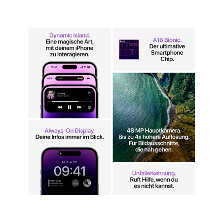 iPhone 14 Pro Max 128 GB Dunkellila Dual SIM