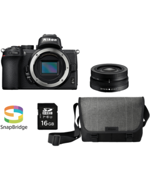NIKON Z 50 Kit Systemkamera mit Objektiv 16-50 mm , 8 cm Display Touchscreen, WLAN