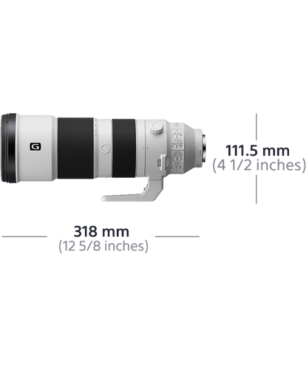 SONY SEL200600G Vollformat 200 mm - 600 mm f/5.6?6.3 G-Lens, ED, OSS, IF, IZ (interner Zoom), FHB, FRL, DMR, Circulare Blende