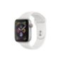 APPLE Watch Series 4 (GPS + Cellular) 40 mm Smartwatch Aluminium Kunststoff, 130-200 mm, Armband: Weiß, Gehäuse: Silber APPLE Watch Series 4 (GPS + Cellular) 40 mm Smartwatch Aluminium Kunststoff, 130-200 mm, Armband: Weiß, Gehäuse: Silber