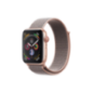 APPLE Watch Series 4 (GPS + Cellular) 40 mm Smartwatch Aluminium gewebtes Nylon, 130-200 mm, Armband: Sandrosa, Gehäuse: Gold APPLE Watch Series 4 (GPS + Cellular) 40 mm Smartwatch Aluminium gewebtes Nylon, 130-200 mm, Armband: Sandrosa, Gehäuse: Gold