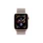 APPLE Watch Series 4 (GPS + Cellular) 40 mm Smartwatch Aluminium gewebtes Nylon, 130-200 mm, Armband: Sandrosa, Gehäuse: Gold APPLE Watch Series 4 (GPS + Cellular) 40 mm Smartwatch Aluminium gewebtes Nylon, 130-200 mm, Armband: Sandrosa, Gehäuse: Gold