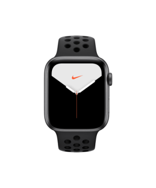 APPLE Watch Nike Series 5 (GPS + Cellular) 44mm Smartwatch Fluorelastomer, 140 - 200 mm , Gehäuse: Space Grey