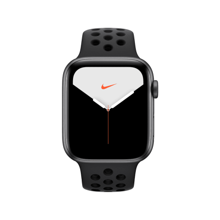 APPLE Watch Nike Series 5 (GPS + Cellular) 44mm Smartwatch Fluorelastomer, 140 - 200 mm , Gehäuse: Space Grey