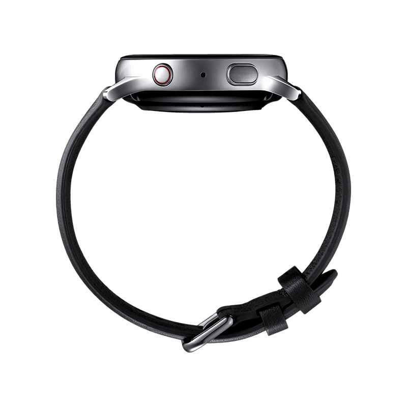 SAMSUNG Galaxy Watch Active2 Stainless Steel 40mm (LTE) SI Smartwatch Edelstahl Echtleder, S/M, Silver SAMSUNG Galaxy Watch Active2 Stainless Steel 40mm (LTE) SI Smartwatch Edelstahl Echtleder, S/M, Silver