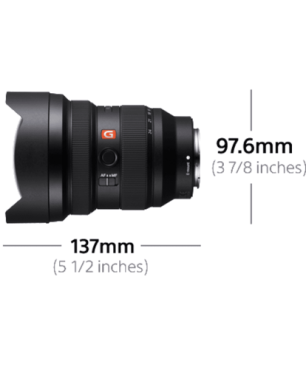 SONY SEL1224GM Vollformat Ultraweitwinkel, Zoom Objektiv 12 mm - 24 mm f/2.8 G-Master, ASPH, XA (Extreme Aspherical)