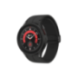SAMSUNG Galaxy Watch5 Pro BT 45 mm Smartwatch Titan Fluorkautschuk, M/L, Black Titanium