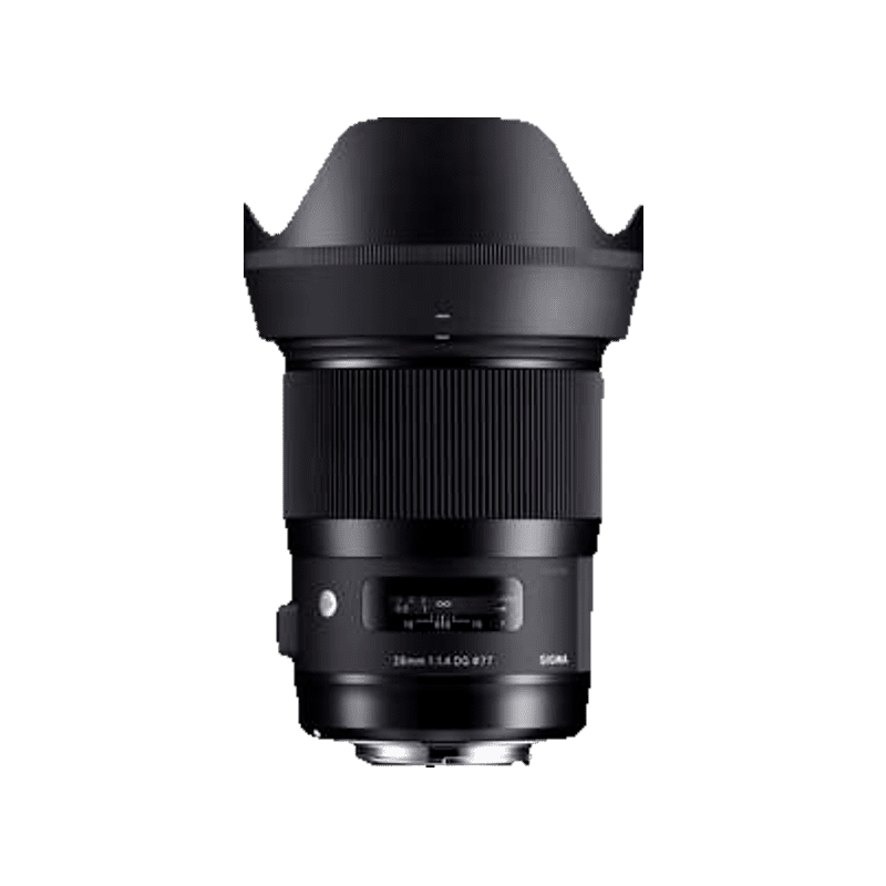 SIGMA 28mm F1,4 DG HSM | Art Canon 28 mm - 28 mm 1.4 DG, HSM, ASP, IF (Objektiv für Canon EF-Mount, Schwarz)
