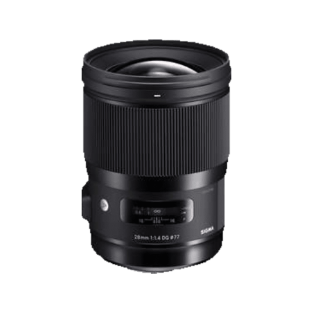 SIGMA 28mm F1,4 DG HSM | Art Canon 28 mm - 28 mm 1.4 DG, HSM, ASP, IF (Objektiv für Canon EF-Mount, Schwarz)