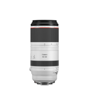 CANON RF 100 mm - 500 mm f./4.5-7.1 L-Reihe (Objektiv für Canon R-Mount, Weiß/Schwarz)