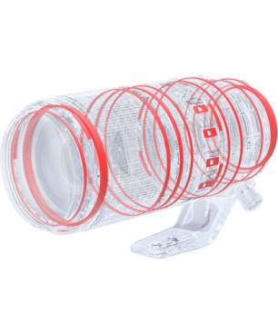 CANON RF 100 mm - 500 mm f./4.5-7.1 L-Reihe (Objektiv für Canon R-Mount, Weiß/Schwarz)