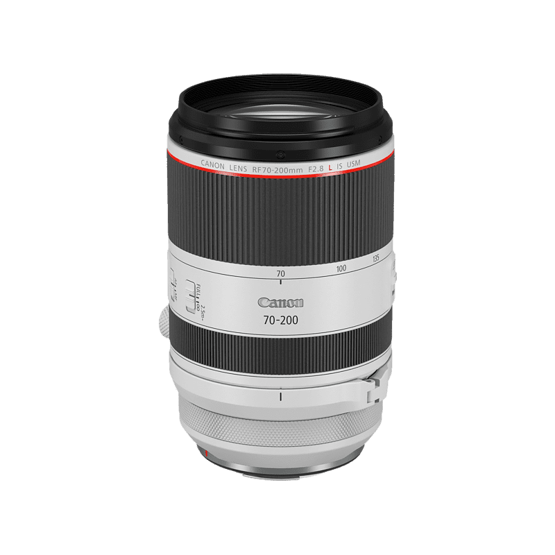 CANON RF 70 mm - 200 mm f/2.8 L-Reihe (Objektiv für Canon R-Mount, Weiß) CANON RF 70 mm - 200 mm f/2.8 L-Reihe (Objektiv für Canon R-Mount, Weiß)