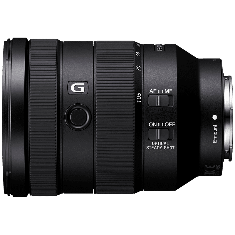 SONY SEL24105G Vollformat 24 mm - 105 mm f/4 G-Lens, OSS, DMR, FHB, ED, ASPH, Circulare Blende SONY SEL24105G Vollformat 24 mm - 105 mm f/4 G-Lens, OSS, DMR, FHB, ED, ASPH, Circulare Blende