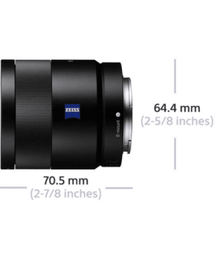 SONY SEL2470Z Zeiss Vollformat 24 mm - 70 mm f/4.0 OSS, ED, ASPH, DMR, Circulare Blende (Objektiv für Sony E-Mount, Schwarz)