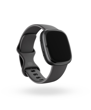 FITBIT Sense 2 Smartwatch Aluminium Elastomer, S/L, Shadow Grey/Graphite