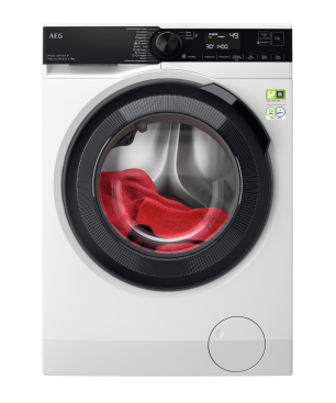 AEG LR9W75490 Serie 9000 AbsoluteCare® mit SoftWater Wasservorenthärtung Wifi Waschmaschine (9 kg, 1351 U/Min., A)