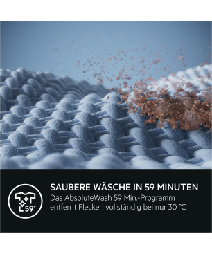 AEG LR9W75490 Serie 9000 AbsoluteCare® mit SoftWater Wasservorenthärtung Wifi Waschmaschine (9 kg, 1351 U/Min., A)