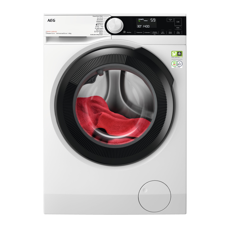 AEG LR8E70480 Serie 8000 PowerCare mit ÖkoMix Vormisch-Technologie Waschmaschine (8 kg, 1400 U/Min., A) AEG LR8E70480 Serie 8000 PowerCare mit ÖkoMix Vormisch-Technologie Waschmaschine (8 kg, 1400 U/Min., A)