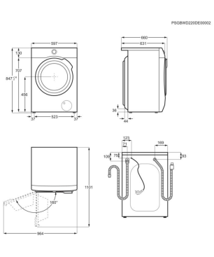 AEG LR8E70480 Serie 8000 PowerCare mit ÖkoMix Vormisch-Technologie Waschmaschine (8 kg, 1400 U/Min., A)