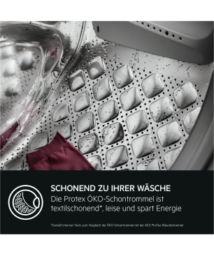 AEG LR7A75400 Serie 7000 ProSteam® mit Dampfprogramm Waschmaschine (10 kg, 1351 U/Min., A, Ja)