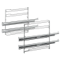 BOSCH HBD 80 PY 50 PYROLYSE, Einbaubackofenset (Induktionskochfeld)