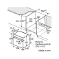 BOSCH HBD 80 PY 50 PYROLYSE, Einbaubackofenset (Induktionskochfeld)