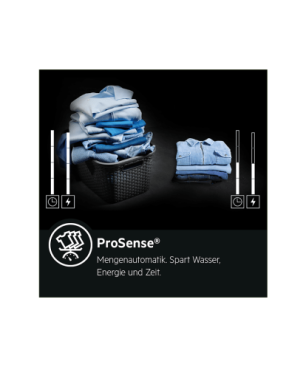 AEG L6FBF57480 Serie 6000 mit ProSense Mengenautomatik Waschmaschine (8 kg, 1351 U/Min., A, Ja)