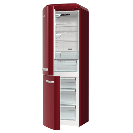 GORENJE ONRK619DR-L Gorenje Retro Collection Kühl- / Gefrierkombination (D, 192,0 kWh, 1940 mm hoch, Rot)