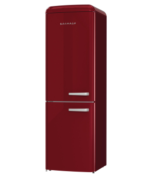 GORENJE ONRK619DR-L Gorenje Retro Collection Kühl- / Gefrierkombination (D, 192,0 kWh, 1940 mm hoch, Rot)