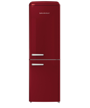 GORENJE ONRK619DR Gorenje Retro Collection Kühlgefrierkombination (D, 192 kWh, 1940 mm hoch, Bordo)