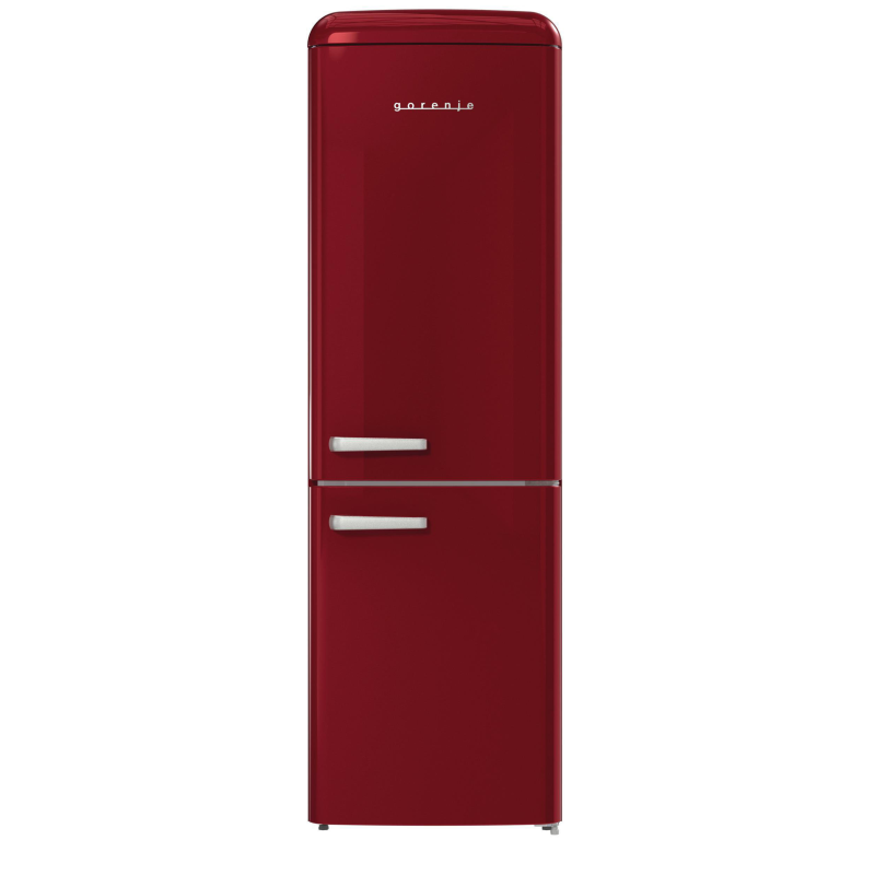 GORENJE ONRK619DR Gorenje Retro Collection Kühlgefrierkombination (D, 192 kWh, 1940 mm hoch, Bordo) GORENJE ONRK619DR Gorenje Retro Collection Kühlgefrierkombination (D, 192 kWh, 1940 mm hoch, Bordo)