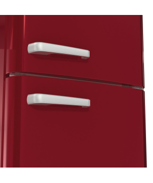 GORENJE ONRK619DR Gorenje Retro Collection Kühlgefrierkombination (D, 192 kWh, 1940 mm hoch, Bordo)