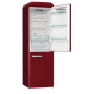 GORENJE ONRK619DR Gorenje Retro Collection Kühlgefrierkombination (D, 192 kWh, 1940 mm hoch, Bordo) GORENJE ONRK619DR Gorenje Retro Collection Kühlgefrierkombination (D, 192 kWh, 1940 mm hoch, Bordo)