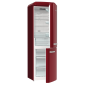GORENJE ONRK619DR Gorenje Retro Collection Kühlgefrierkombination (D, 192 kWh, 1940 mm hoch, Bordo) GORENJE ONRK619DR Gorenje Retro Collection Kühlgefrierkombination (D, 192 kWh, 1940 mm hoch, Bordo)