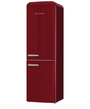 GORENJE ONRK619DR Gorenje Retro Collection Kühlgefrierkombination (D, 192 kWh, 1940 mm hoch, Bordo)