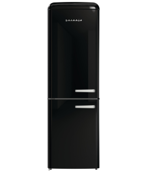 GORENJE ONRK 619 DBK-L Gorenje Retro Collection Kühl- / Gefrierkombination (D, 192,0 kWh, 1940 mm hoch, Tiefschwarz)