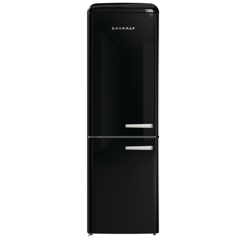 GORENJE ONRK 619 DBK-L Gorenje Retro Collection Kühl- / Gefrierkombination (D, 192,0 kWh, 1940 mm hoch, Tiefschwarz) GORENJE ONRK 619 DBK-L Gorenje Retro Collection Kühl- / Gefrierkombination (D, 192,0 kWh, 1940 mm hoch, Tiefschwarz)
