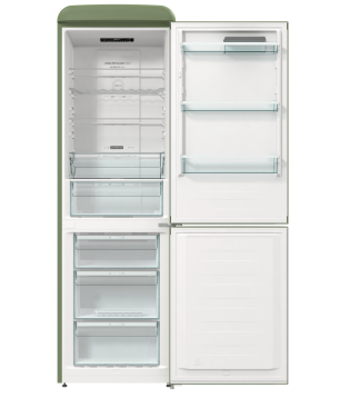 GORENJE ONRK619DOL Gorenje Retro Collection Kühl- / Gefrierkombination (D, 192,0 kWh, 1940 mm hoch, Oliv)